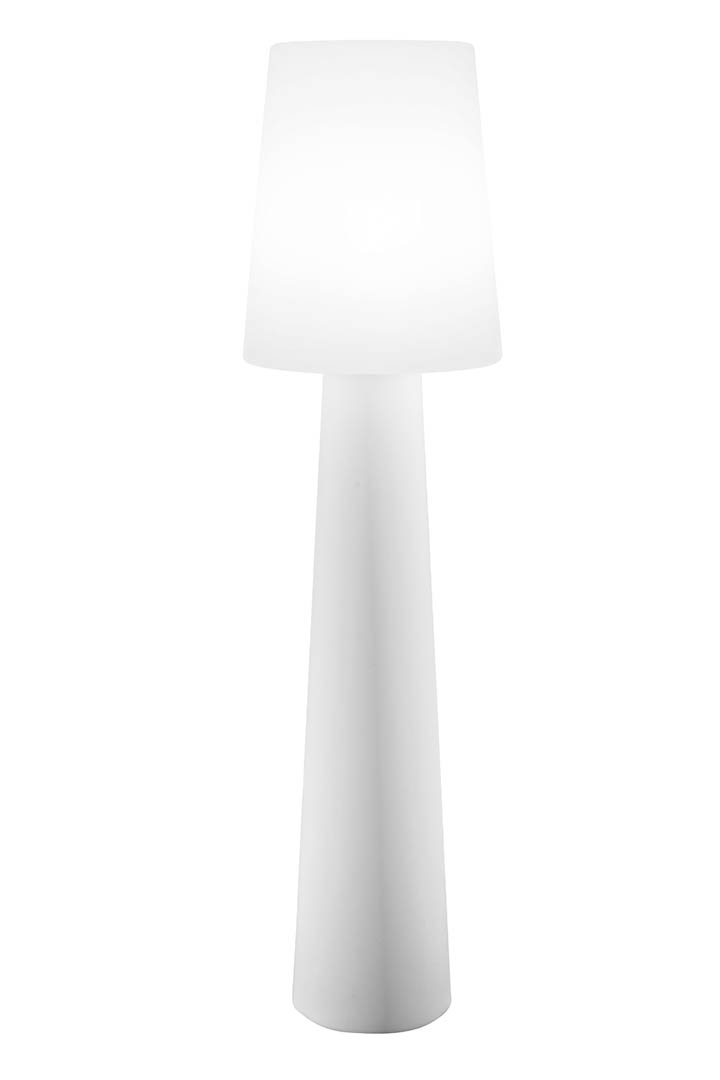 Stehleuchte No.1, 160cm, Farbe weiß mit WW LED