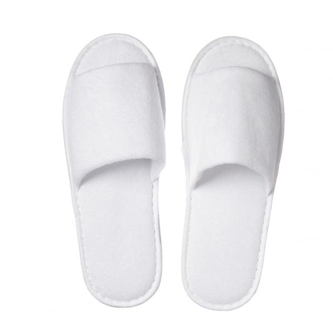 COMO SELECTION Hotel-Slipper Frottee weiß| offen | 100 Paar