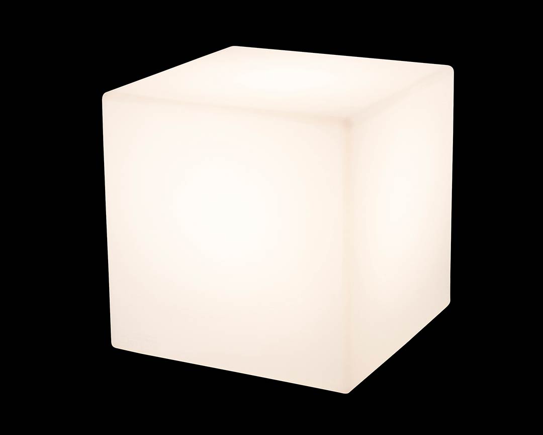 Leuchtwürfel Shining Cube, 33cm, mit RGB LED, bunt