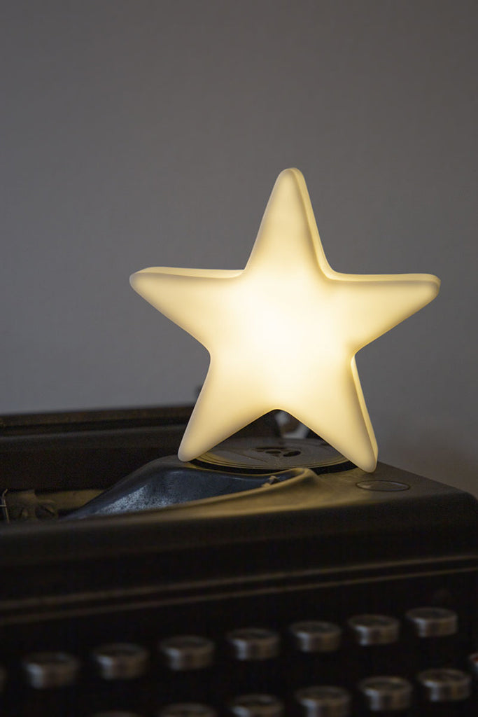 Motivleuchte Shining Star, Stern, micro USB, 12 cm