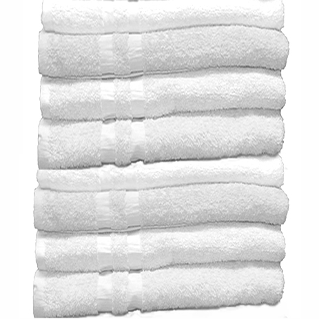 Handtuch Walkfrottier 50 x 100 cm, weiß