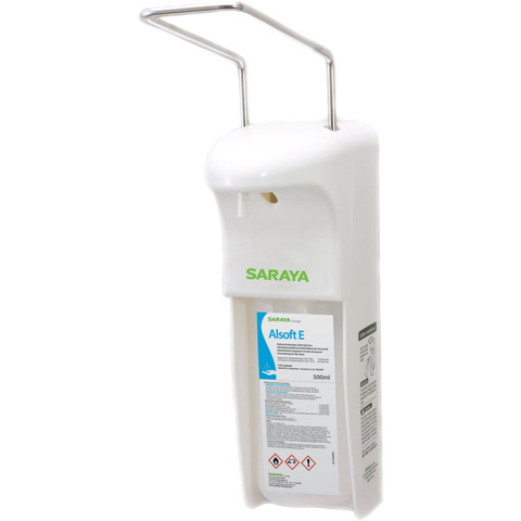 SARAYA Armhebel-Spender  MDS-500 PW Kunststoff. 