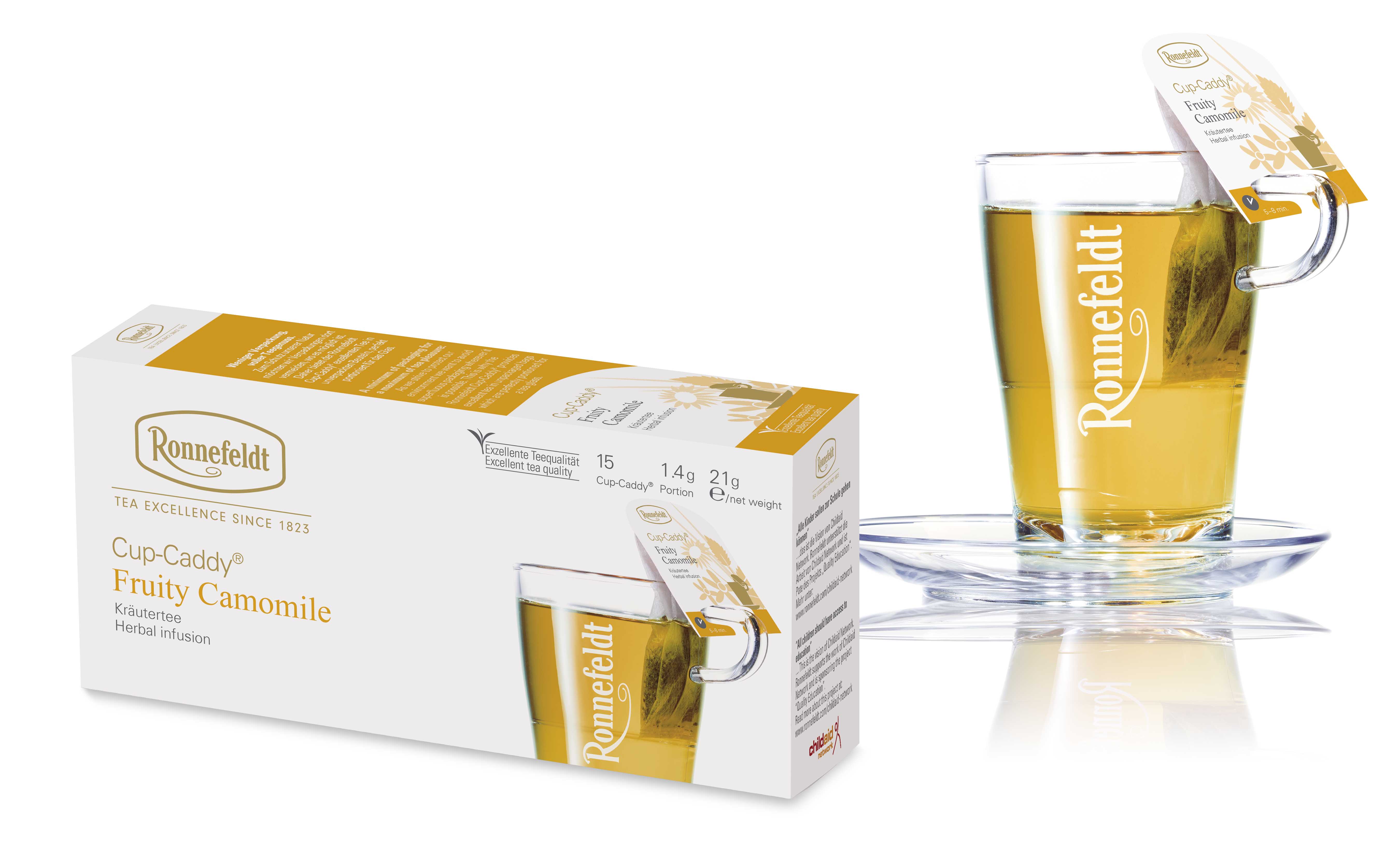 Ronnefeldt CUP CADDY®  Fruity Camomile, 75 Portionen.   