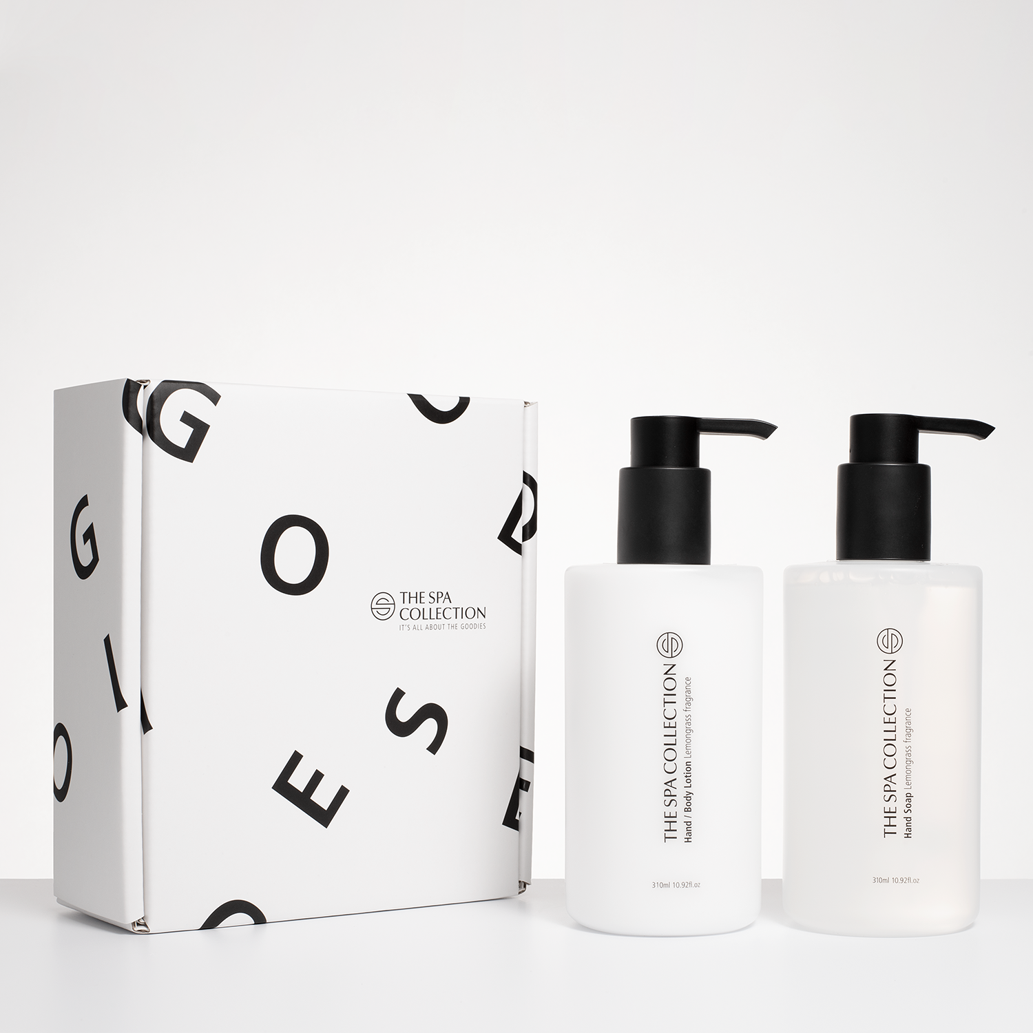 Geschenkset 2er- 310ml Hand,-Bodylotion+ Handseife Spender 