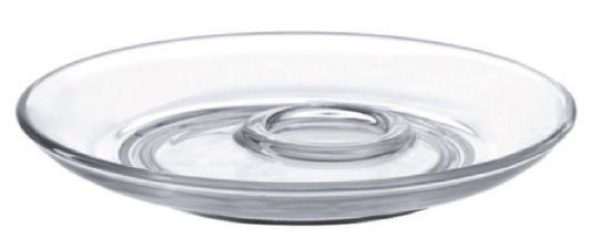 Untertasse für das Glas mit Logo Ronnefeldt 0,32l