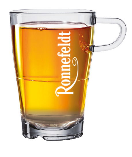  Glas mit Logo Ronnefeldt 0,32l 