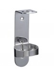 Wandhalter Metall für  310 ml   Pumpspender, Chrom 