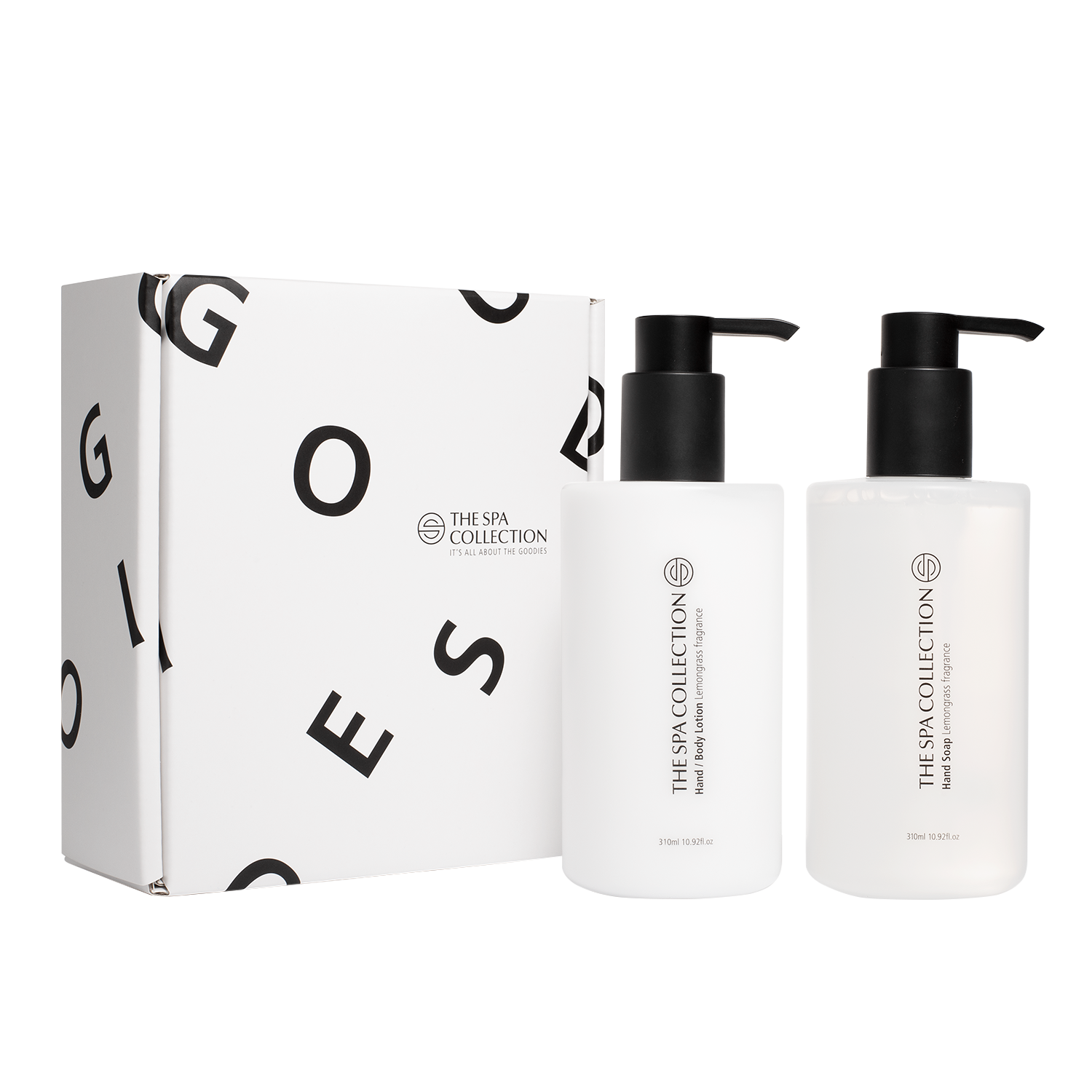 Geschenkset 2er- 310ml Hand,-Bodylotion+ Handseife Spender 