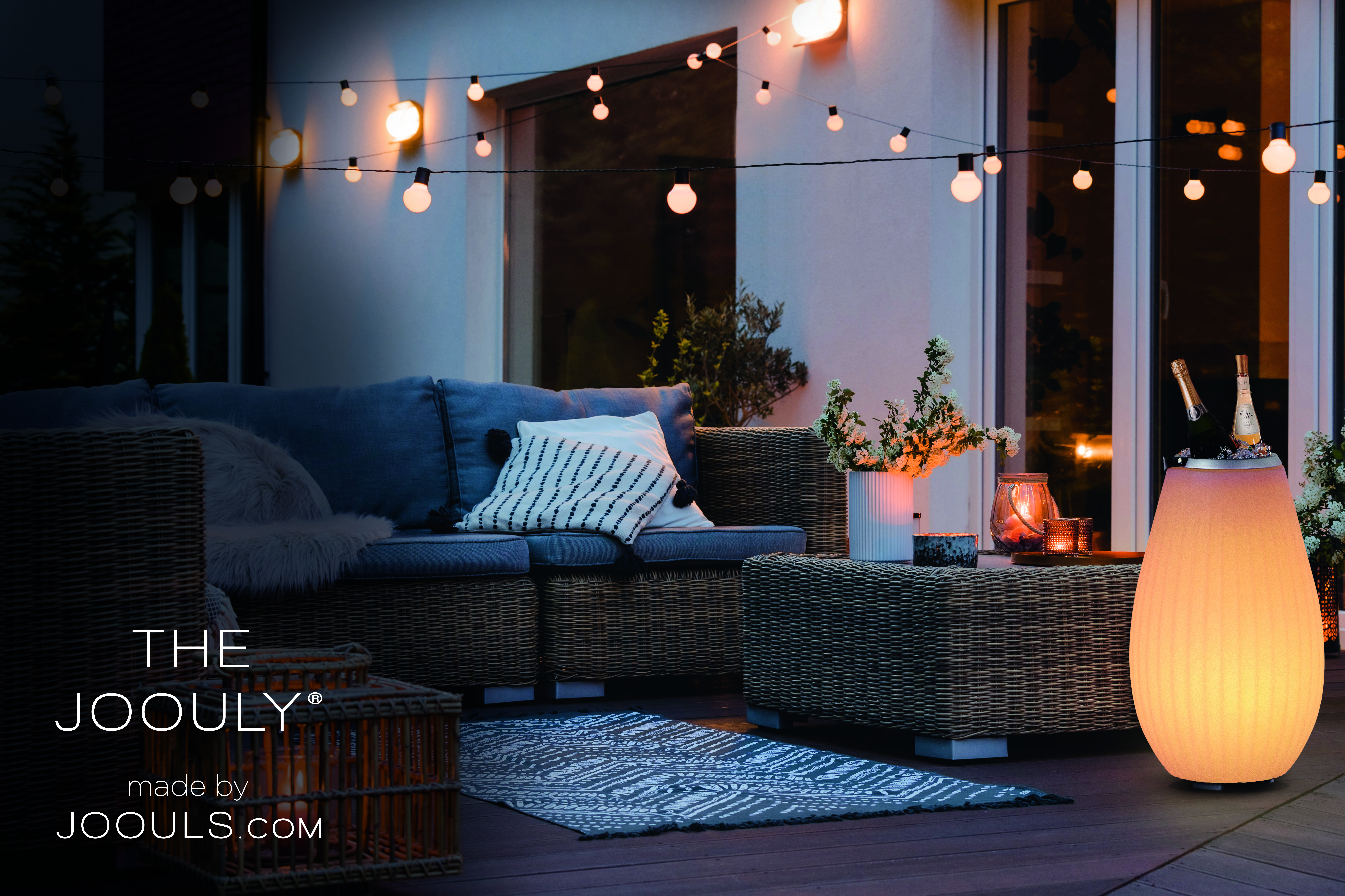 THE JOOULY Bowl mit BLUETOOTH-LAUTSPRECHER, large, Streifendesign THE JOOULY Bowl mit BLUETOOTH-LAUTSPRECHER, large, Streifendesign