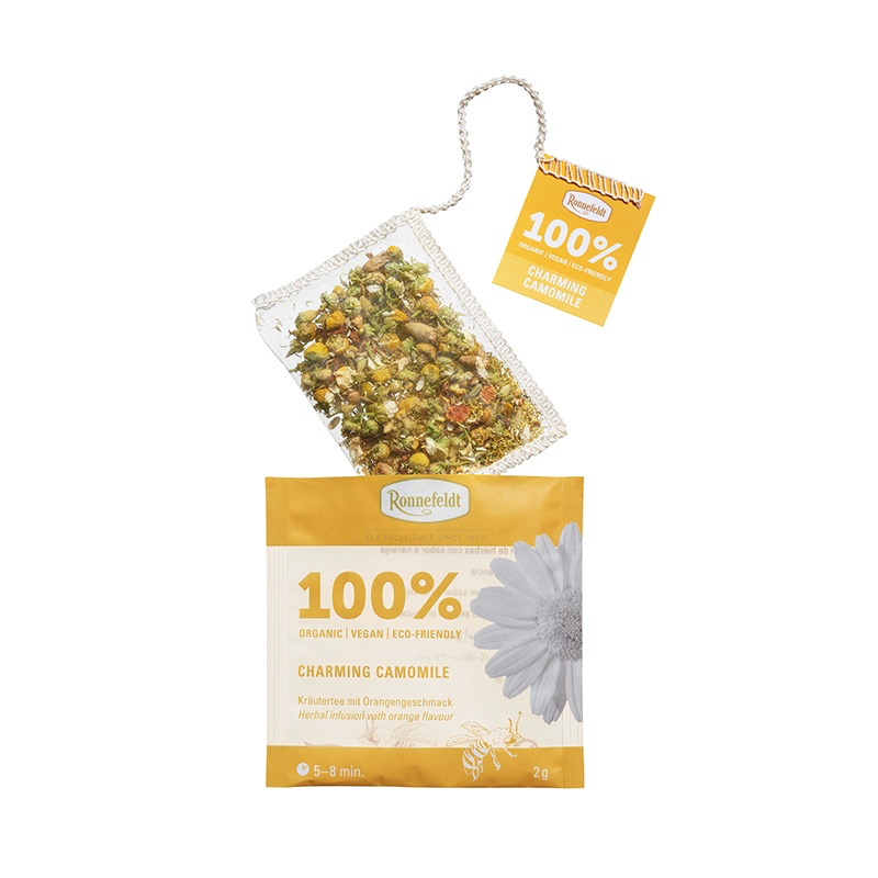 100%, Charming Camomile, BIO, 8x15 Stück 