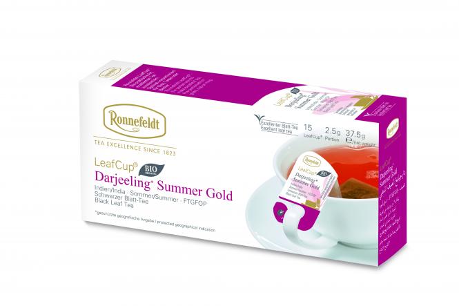 Ronnefeldt LeafCup BIO Darjeeling Summer Gold | 6 x 15 Stück