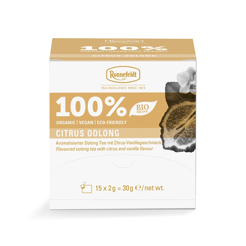 100%, Citrus Oolong, BIO, 1 x 15 Stück   