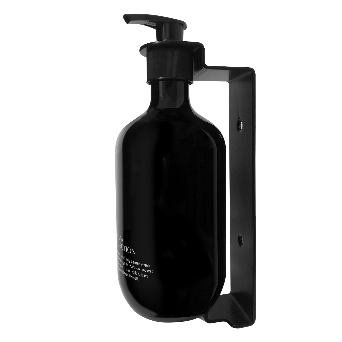 THE SPA COLLECTION Single-Wandhalter Metall | schwarz | 475ml   