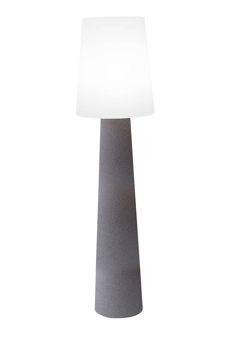 Stehleuchte No.1, 160cm, Farbe stone mit RGB LED , bunt Stehleuchte No.1, 160cm, Farbe stone mit RGB LED , bunt