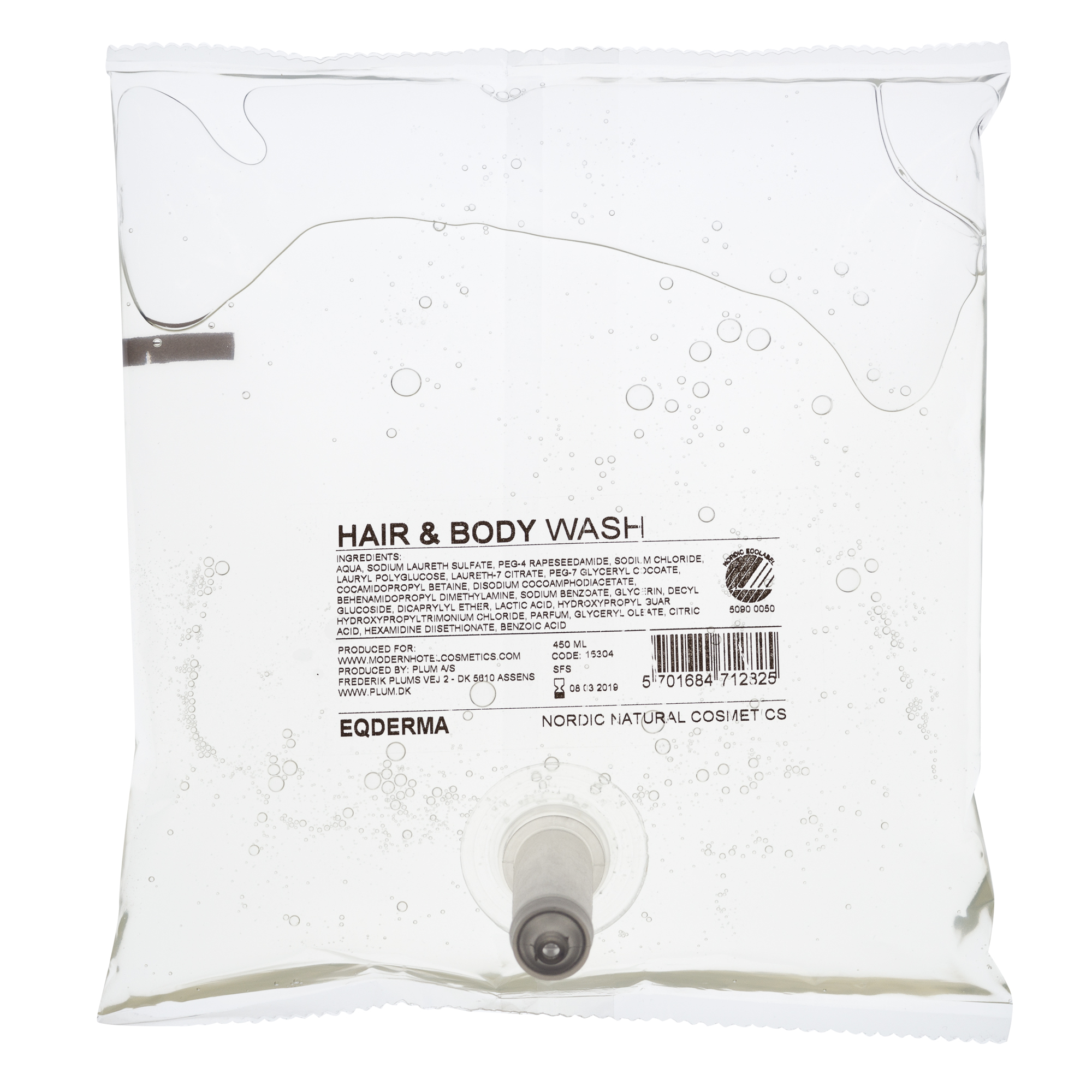 THE SPA COLLECTION ECO-Duschgel HairBodyWash 450 ml.
