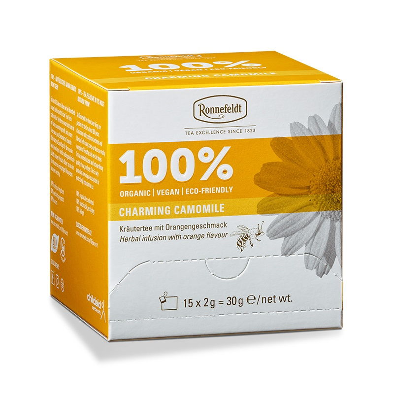 100%, Charming Camomile, BIO, 8x15 Stück 